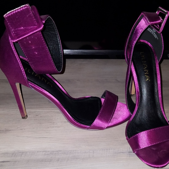 Liliana Shoes - 🍇Liliana Raspberry Stiletto High Heels